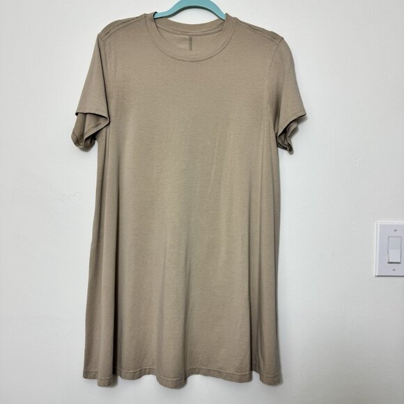Lululemon All Yours Tee Shirt Dress Size 8 Crew Neck Short Sleeve - Picture 2 of 7